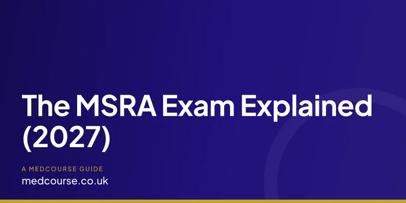 The MSRA Exam Explained (2027)